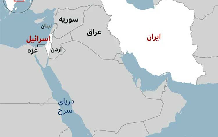 اسرائیل در نقشه جهان