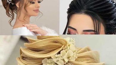 آموزش شینیون خطی جلوی سر